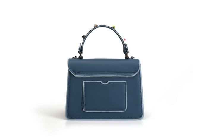 Lucky Bees Bolso de Mano Azul 912